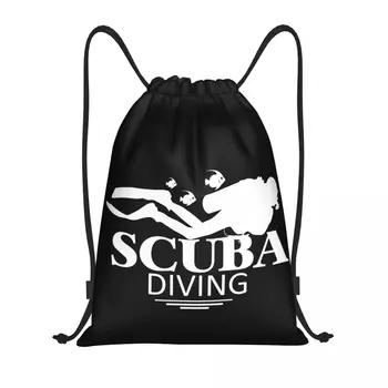 Изготовленный на заказ забавный рюкзак на шнурке для подводного плавания, сумки для мужчин и женщин, легкий спортивный рюкзак для дайвинга, сумки для тренировок