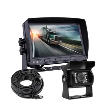 7-дюймовая Система резервной камеры заднего вида Автомобиля с AHD 1080P Камерой Заднего вида Ночного Видения для грузовика Автобуса