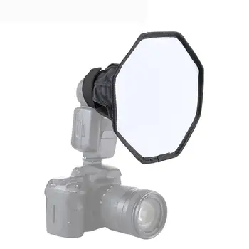 20 см Универсальный Восьмигранный Складной Рассеиватель света Вспышки Octagon Speedlight Diffuser Softbox Софтбокс для Canon Nikon Hot