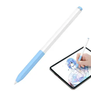 Силиконовый емкостный пенал, емкостный чехол для ручек, защита для ручки для написания сценариев, Чехол для стилуса, нескользящая защита, силикон