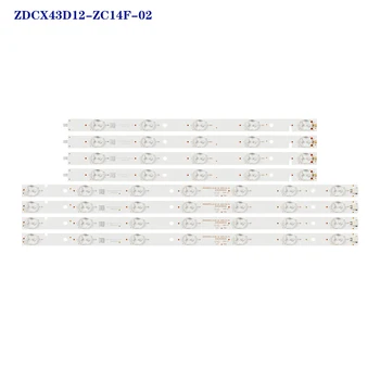 Светодиодная лента подсветки для BBK 43LEX5009/FT2C ZDCX43D12-ZC14F-02 303CX430032 CX430M02 CX430DLEDM LC430DUY-SHA1 43EX6543 LC430DUY