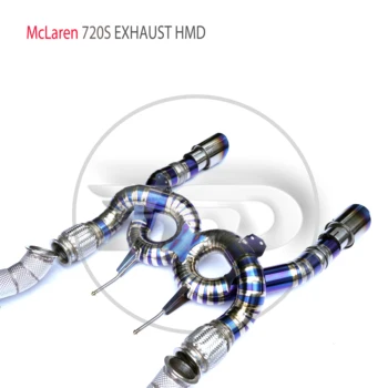Производительность Выхлопной системы из Титанового сплава HMD Catback и Водосточная труба для Автоматической Модификации McLaren 720S Электронный Клапанный Глушитель