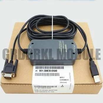 Новый Оригинальный USB-PPI Подходящий кабель для программирования ПЛК S7-200 USB PPI Коммуникационный кабель 6ES7 901-3DB30-0XA0 Линия загрузки