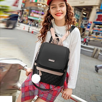 Женский Модный Противоугонный рюкзак для Путешествий, школьные сумки для подростков, Mujer Bookbag Bolsas Femenina Mochila, однотонная сумка для покупок