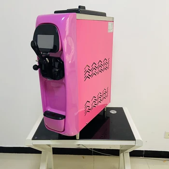 Машина для мягкого мороженого Коммерческая Электрическая машина для приготовления мороженого Настольная машина для приготовления мороженого 220 В 110 В