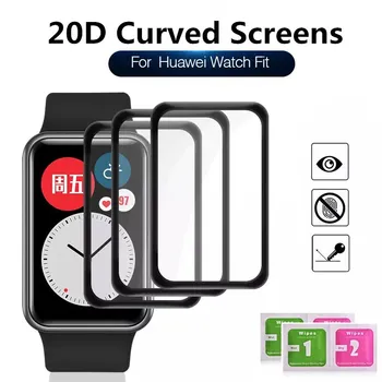 20D изогнутое защитное стекло для huawei Honor Band 6, стеклянная защитная пленка для экрана, аксессуары для смарт-браслета huawei band6