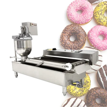 Автоматическая двухрядная машина для приготовления пончиков