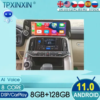 для Toyota LC300 refit LX600 2022 аудио 2 din Android-приемник в стиле tesla, автомобильный мультимедийный DVD-плеер GPS