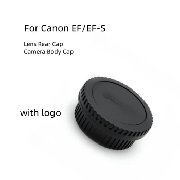 Задняя крышка объектива + Крышка корпуса камеры С Защитой От пыли ABS Пластик Черный для Canon EOS EF EFS 5DII 6D Аксессуары для Камеры