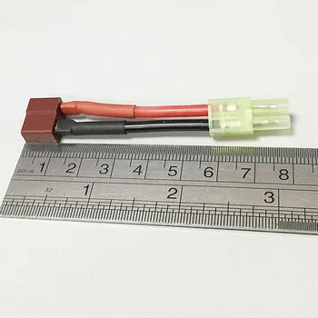 MINI Tamiya штекер типа Male to T plug женский провод Адаптер Tamiya Соединительный кабель 50 мм для RC Lipo Батареи Адаптер Для Зарядки НОВЫЙ