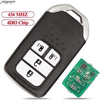 Дистанционный автомобильный ключ Jingyuqin 433,92 МГц HITAG-3 ID47 PCF7938 Для Honda Odyssey Elysion HYBRID с 4 Кнопками Smart Keyless-Go Control