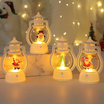 Маленькие и портативные подвески в виде рождественской елки, применимые к нескольким сценариям, Рождественское украшение, портативный фонарь, мини-фонарь