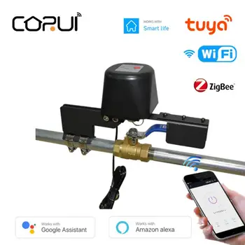 CORUI Tuya WiFi/Zigbee Умный клапан для воды/газа Умный домашний клапан Автоматизированное управление Работа с Alexa Google Home Smart Life