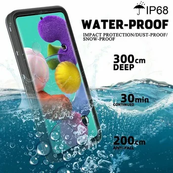 IP68 Прозрачный Водонепроницаемый чехол для Samsung Galaxy A53 A52 5G, защищенный от падения, для Плавания, Дайвинга, телефона, Роскошный чехол, Funda
