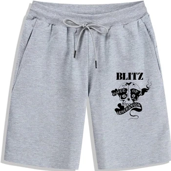 мужские шорты The Blitz с трафаретным принтом, шорты с коротким рукавом, хлопковые шорты man