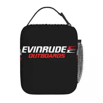 Винтажные подвесные моторы Evinrude, изолированная сумка для ланча для мужчин и женщин, Коробка для хранения продуктов, Портативный термоохладитель, Коробка для бенто, Рабочая