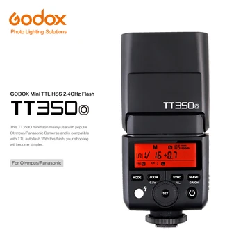 Godox Mini TT350O Вспышка Speedlite TTL HSS1/8000S GN36 Карманные фонари для камеры TT350 + X1TO Триггер Olympus Panasonic