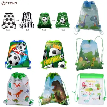 9 стилей, Мультяшные сумки с динозавром на шнурке, Детский рюкзак на шнурке, Органайзер для детской одежды, Сумка для белья, Школьный рюкзак