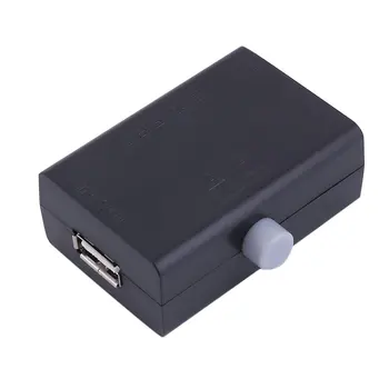 Горячая Высококачественная Новая Распределительная Коробка USB Sharing Share Концентратор 2 Порта ПК Компьютер Сканер Принтер Руководство Горячая Акция Оптом