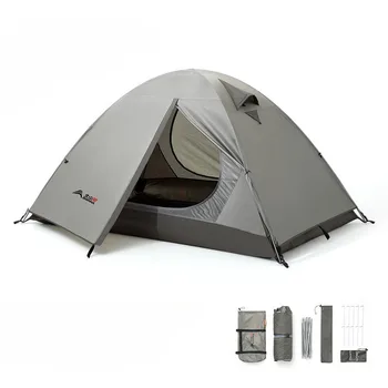 Ультралегкая алюминиевая палатка на шесте, Простая походная палатка, Непромокаемый Солнцезащитный крем Для кемпинга, Профессиональный альпинистский тент