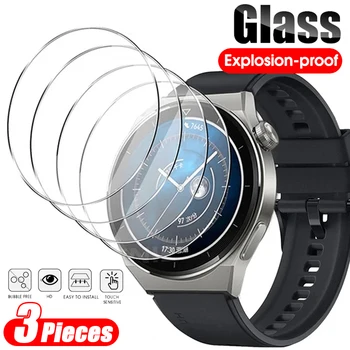 3ШТ Закаленное стекло 9H Для Huawei Watch GT 3 Pro 42 мм 43 мм 46 мм Защитная пленка для экрана Huawei Watch 2 2E 42 мм 46 мм Защитная пленка