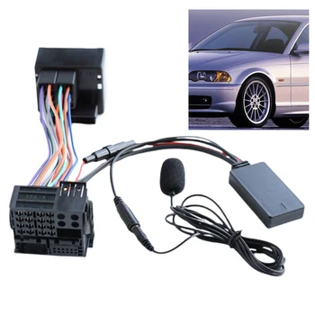 Автомобильный Радиоприемник Bluetooth Адаптер 10Pin AUX IN Аудио Кабель Адаптер Для BMW MINI E53, Z4, E85, E86, X3, E83 Музыкальный приемник + Микрофон