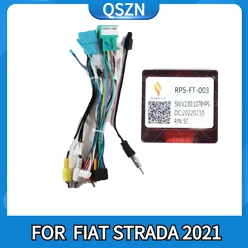 QSZN Android Автомобильный Радиоприемник Canbus Box FT-SS-05/RP5-FT-003 Для FIAT STRADA 2021 С Кабелем питания Жгута проводов