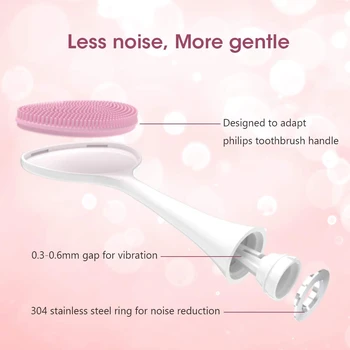 Для Xiaomi SOOCAS X3 X5 Звуковая Электрическая Насадка для зубной щетки SOOCARE Электрическая Насадка для чистки лица Массажная щетка
