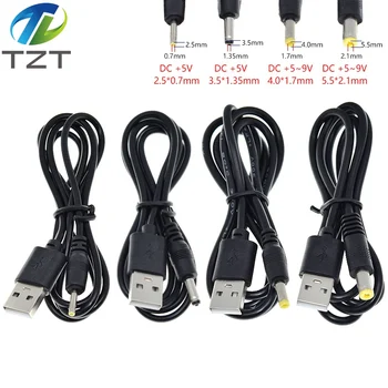 Порт USB до 2,0*0,6 мм 2,5*0,7 мм 3,5*1,35 мм 4,0*1,7 мм 5,5*2,1 мм Разъем для кабеля питания 5 В постоянного тока 1 М