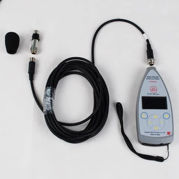 Цифровой децибелометр AWA5636-3 для контроля уровня шума с удлинительным кабелем 30-130 дБА