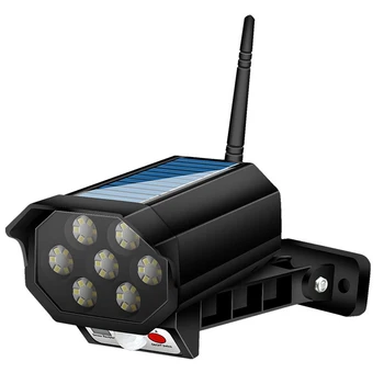 Солнечная Поддельная камера корпус Индукционный Настенный светильник Дистанционное Управление Уличный Фонарь Контрольная Лампа Открытый Взломостойкий Водонепроницаемый IP66