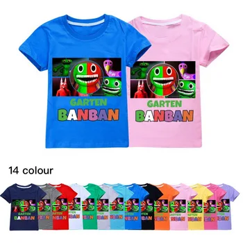2023 Игра Garden of Banban, Детская футболка для Косплея, Летние топы с короткими рукавами Для девочек и мальчиков, Футболки, Детские спортивные футболки, Одежда