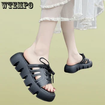 WTEMPO Women, Женские Летние Универсальные студенческие тапочки, Уличные дышащие шлепанцы с открытым носком, Повседневная обувь оптом, Прямая поставка