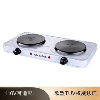 Экспортируемая электрическая плита с двойной головкой, кухонная техника от 110 В до 220 В, индукционная плита для мелкой бытовой техники
