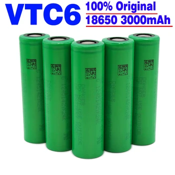 100% Новый US18650 VTC6 3,7 В 3000 мАч литиевая аккумуляторная батарея 20A разряда для электронного оборудования, такого как электрические игрушки