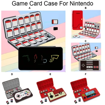 Чехол для игровых карт Для Nintendo Switch/Switch OLED/Switch-Lite, Магнитный Чехол Для Хранения Аксессуаров С 24 Слотами для игровых карт