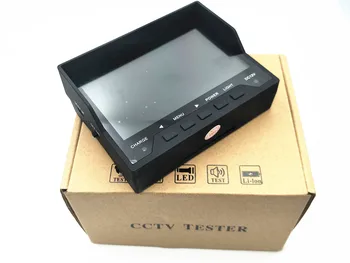 2-Мегапиксельный AHD CCTV Тестер 4 В 1 Для AHD TVI CVI CVBS Аналоговый монитор безопасности камеры С 4,3-дюймовым ЖК-экраном 5V 2A, 12V 1A