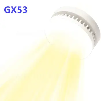 GX53 Светодиодная лампа Под Шкаф 5 Вт 7 Вт 9 Вт 12 Вт 15 Вт 18 Вт Шкаф Свет AC110V-220V Холодный Теплый Белый Для Гостиной Спальни