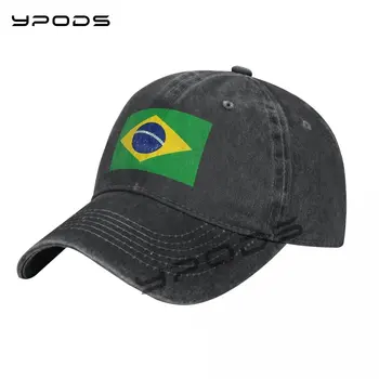 Бейсболка с флагом Бразилии для мужчин и женщин, Высококачественные бейсболки Нестандартного дизайна, Шляпа Homme Dad Hat