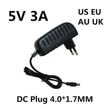 Адаптер питания 5V 3A Зарядное Устройство для Orange Pi PC/Plus DC 4.0 мм EU US AU UK Адаптер Зарядного устройства для Orange Pi PC Plus 2