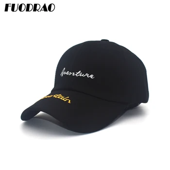 FUODRAO Новая Регулируемая бейсболка Женская шляпа из промытого хлопка Комфортные весенние солнцезащитные кепки для спорта на открытом воздухе Дропшиппинг B14