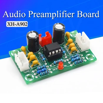 Модуль платы операционного предусилителя звука XH-A902 NE5532 Усилитель на передней панели Цифровая тональная плата с широким напряжением