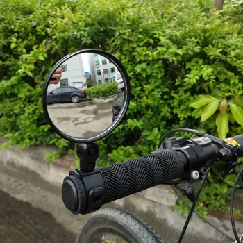 Универсальное Велосипедное зеркало, зеркало заднего вида на руль для велосипеда, мотоцикла, Регулируемое вращение на 360 градусов для езды на велосипеде, Велосипедное зеркало