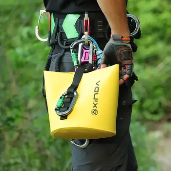 Сумки для хранения метательной веревки, Прочная сумка для лазания по деревьям, с ручками, сумка-ведро, Переносная сумка для альпинизма, спортивное снаряжение