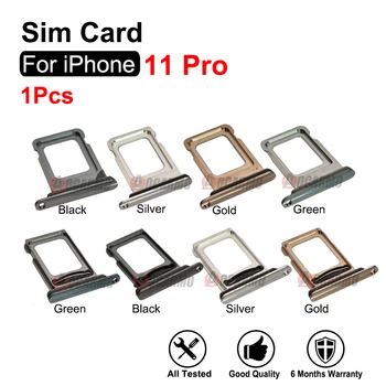 Лоток для sim-карт Для iPhone 11 Pro Со Слотом для одной и двух SIM-карт С Водонепроницаемым Резиновым кольцом На замену