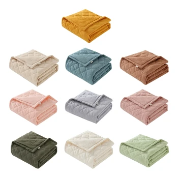 Мягкое детское одеяло для новорожденных, весенне-осенний хлопковый чехол для пеленания мальчиков и девочек