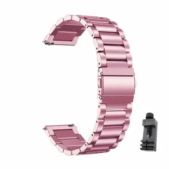 Металлический браслет Для часов Haylou RS4 Plus LS12 LS02 Ремешок 20 мм из нержавеющей Стали для часов Haylou RS4 Ремешок для часов