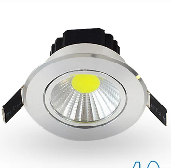 Горячо! 9 Вт COB светодиодный светильник встраиваемый светодиодный COB светильник потолочный встраиваемый светодиодный светильник 85-265 В 2800-7000 К 1 шт. бесплатная доставка
