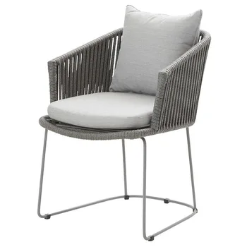 Столы и стулья для патио на открытом воздухе, балкон для отдыха на свежем воздухе, современный минималистичный стол и стулья из алюминиевого сплава