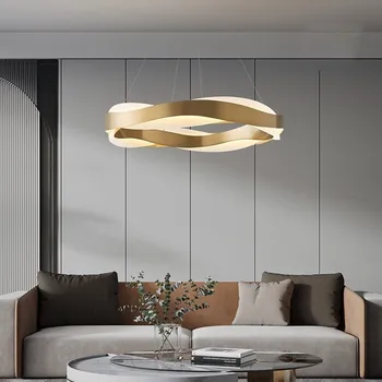 Креативная роскошная хрустальная люстра в постмодернистском скандинавском стиле, простой светодиодный подвесной светильник для гостиной, столовой, спальни, домашнего декора, подвесной светильник